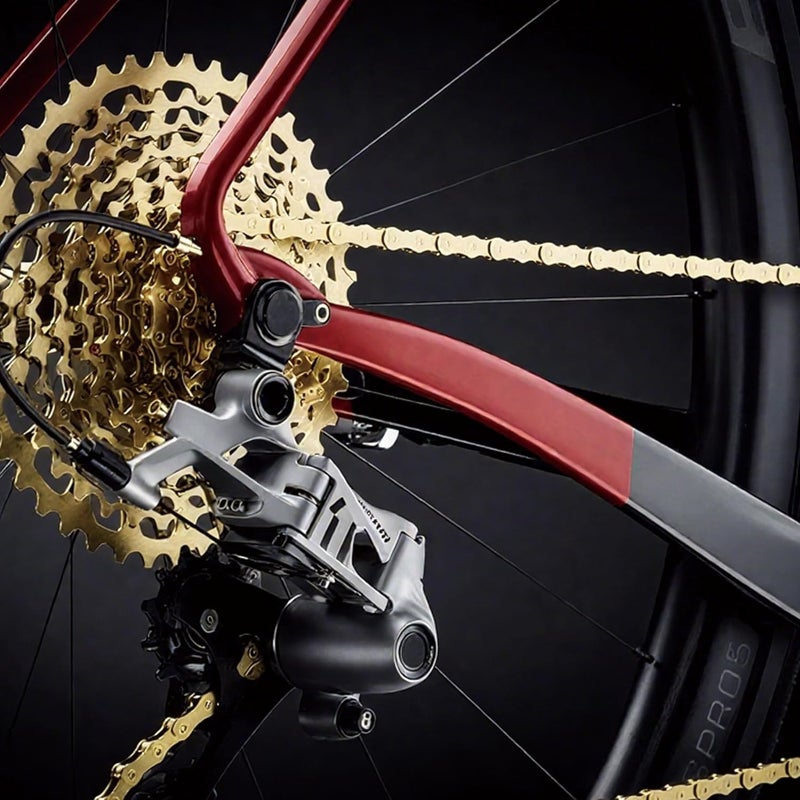 RainFlowwer 6/7/8/9/10/11/12 Speed Bike Chain – High-Strength, Durable & Smooth-Shifting for Road/Mountain Bikes (Gold-6/7/8-Speed) - Image 5